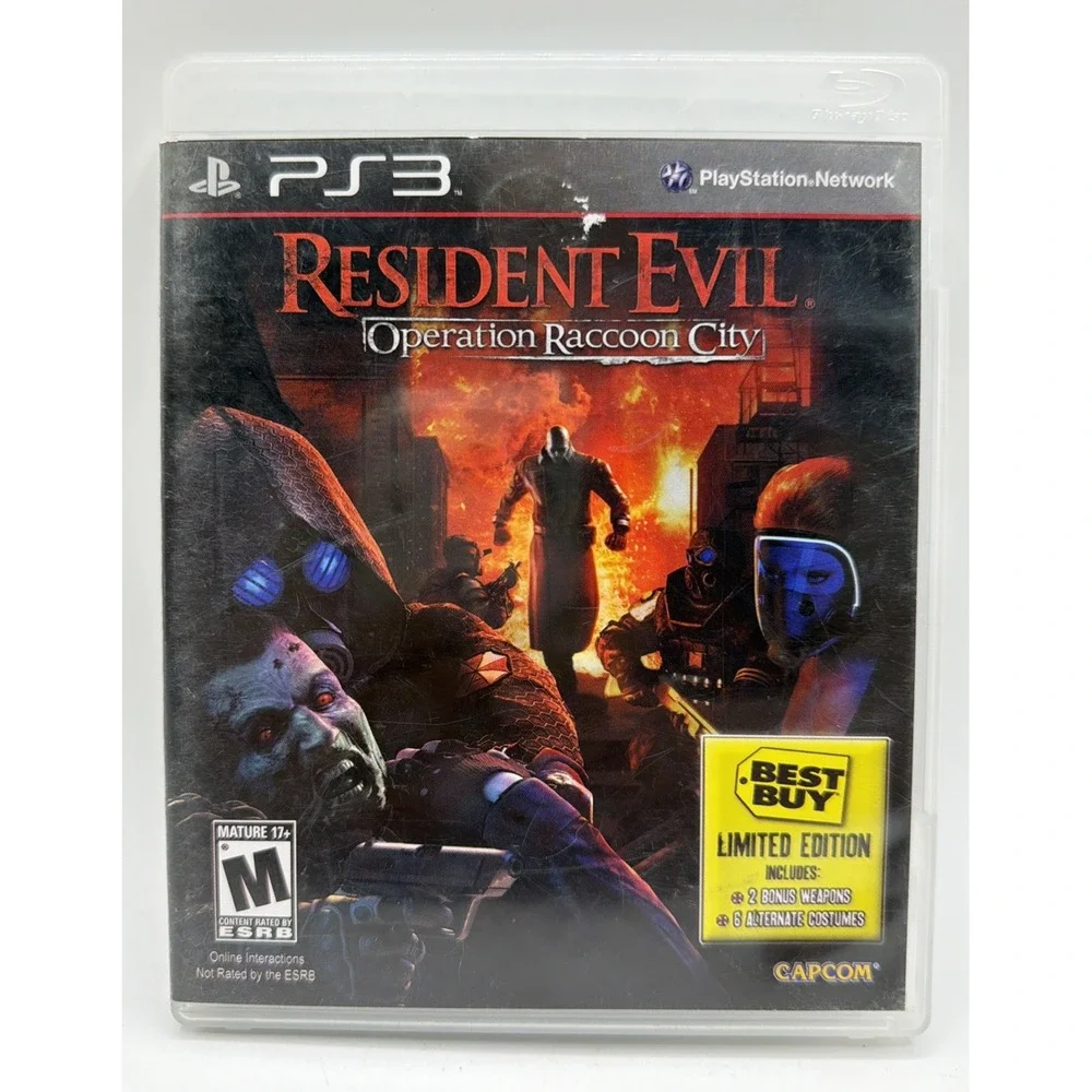 Resident Evil Operation Raccoon City Playstation 3 PS3 Complete in Box